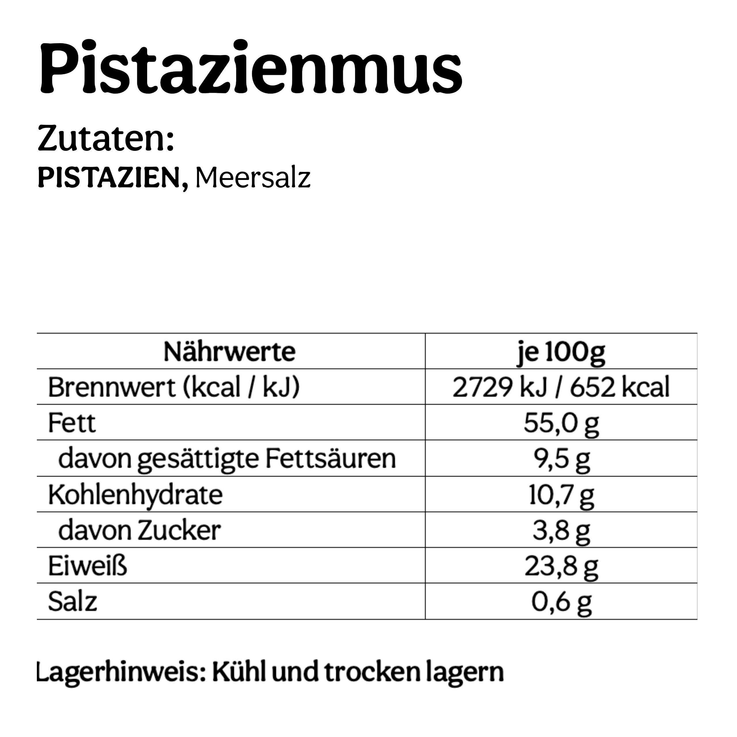 Pistazienmus (500g)